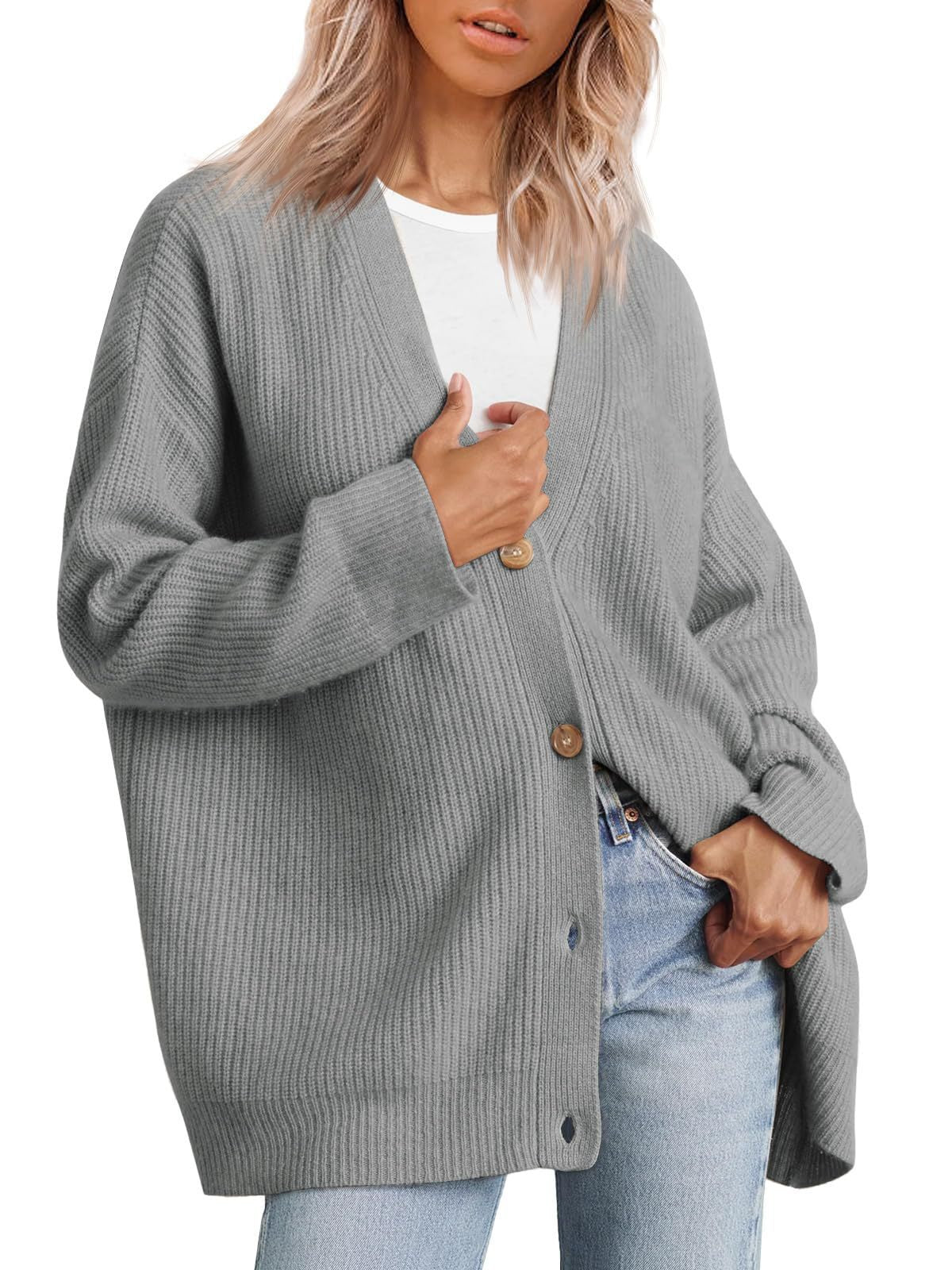 Cardigan femme automne rayures moderne