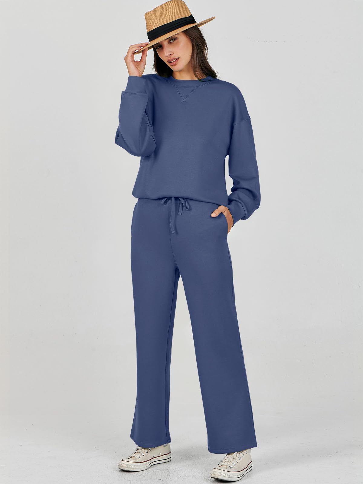 Survêtement molletonné pour femme Confortable Vêtements de détente