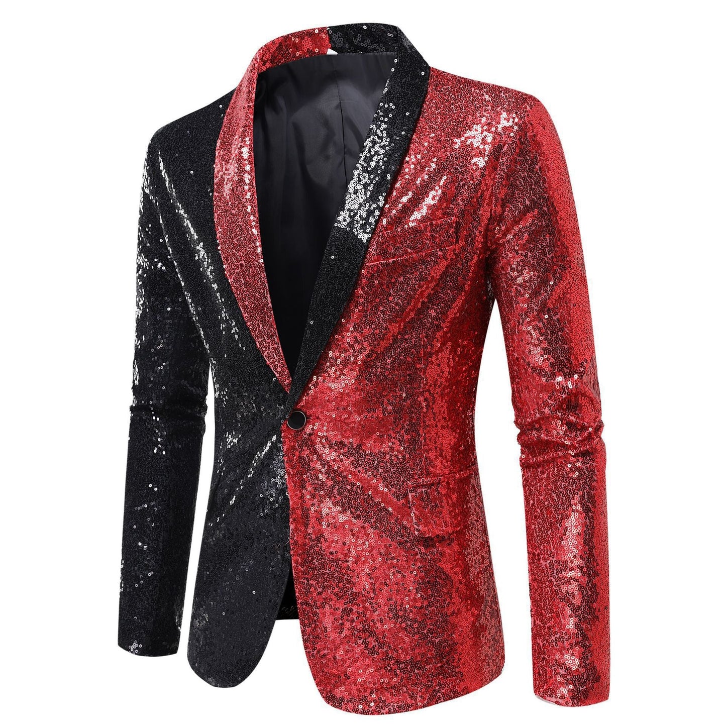 Veste scintillante homme Coupe moderne Étincelante