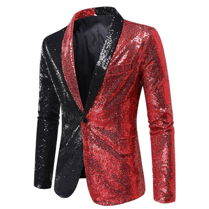 Veste scintillante homme Coupe moderne Étincelante