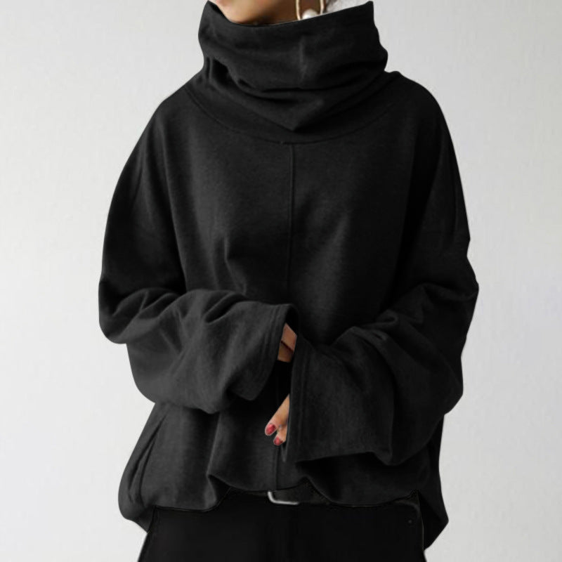 Pull à col roulé uni tendance