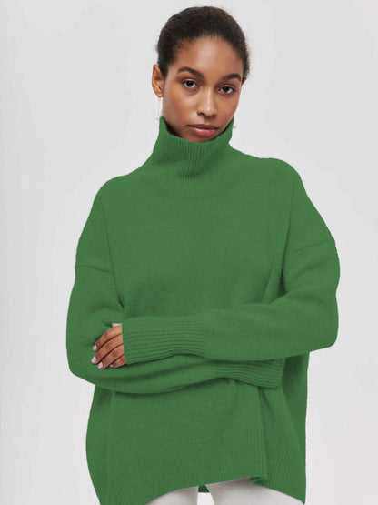 Pull surdimensionné doux et texturé pour femme