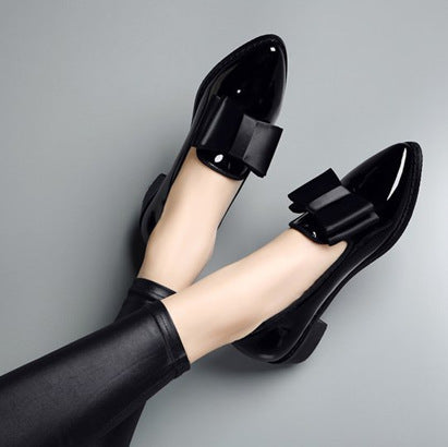 Ballerines élégantes pour femme avec nœud