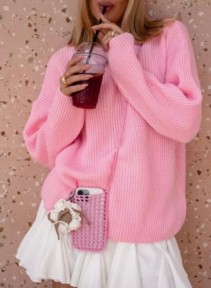 Pull pour femme grande taille tricoté