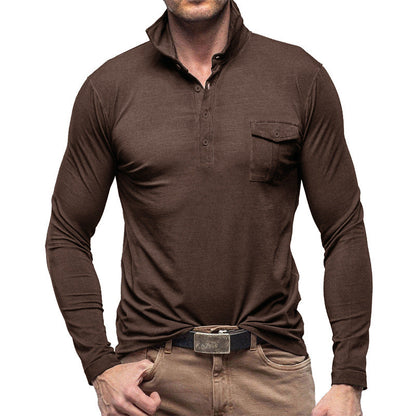 Chemise homme manches longues style moderne