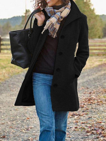 Manteau tendance femme élégant et oversized