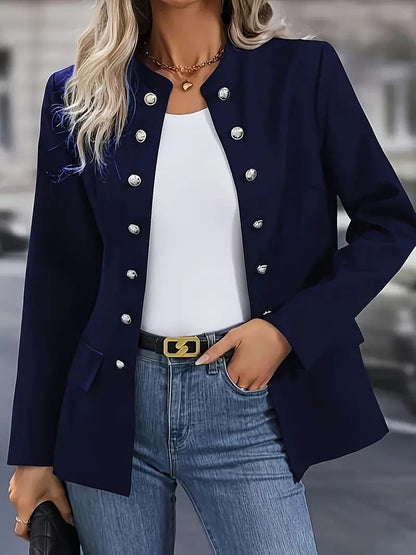 Blazer Femme Élégant Coupe Slim