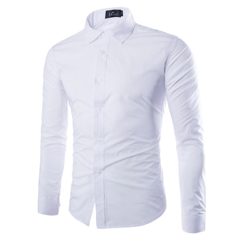 Chemise homme élégante manches longues moderne