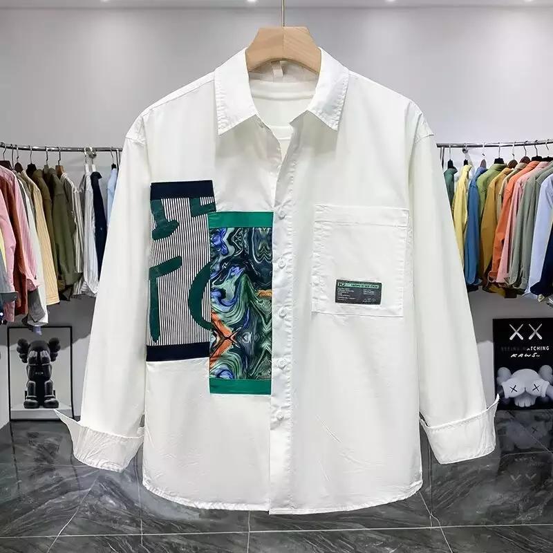 Chemise décontractée moderne pour homme avec poches