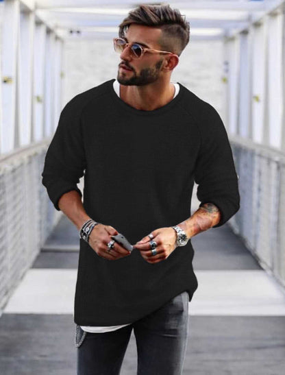Pull en tricot décontracté pour hommes