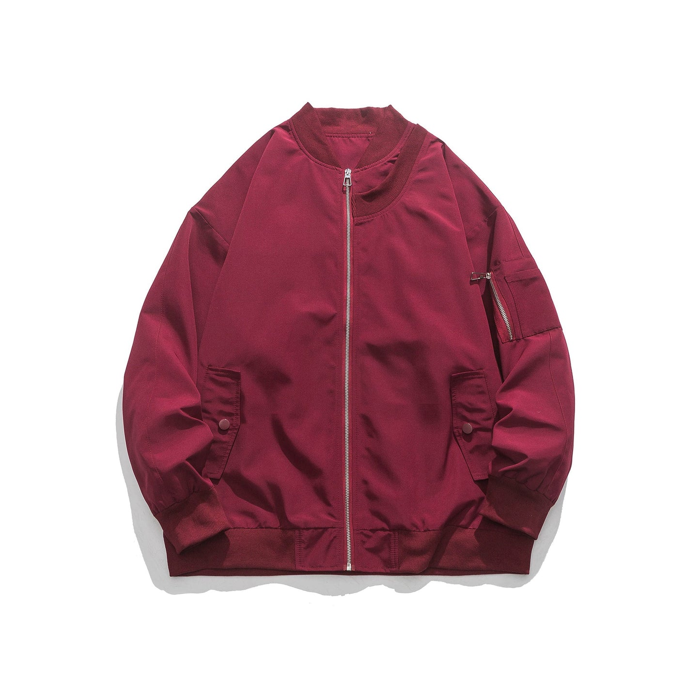Blouson bombardier homme Confortable Fermeture éclair Poches