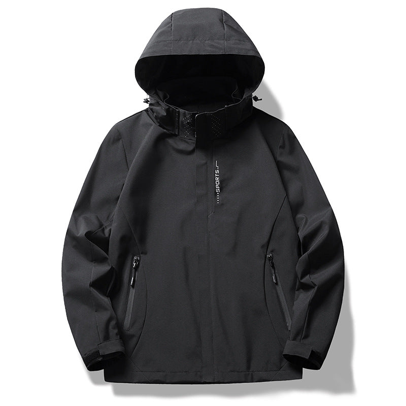 Veste imperméable pour femme avec capuche et matière respirante