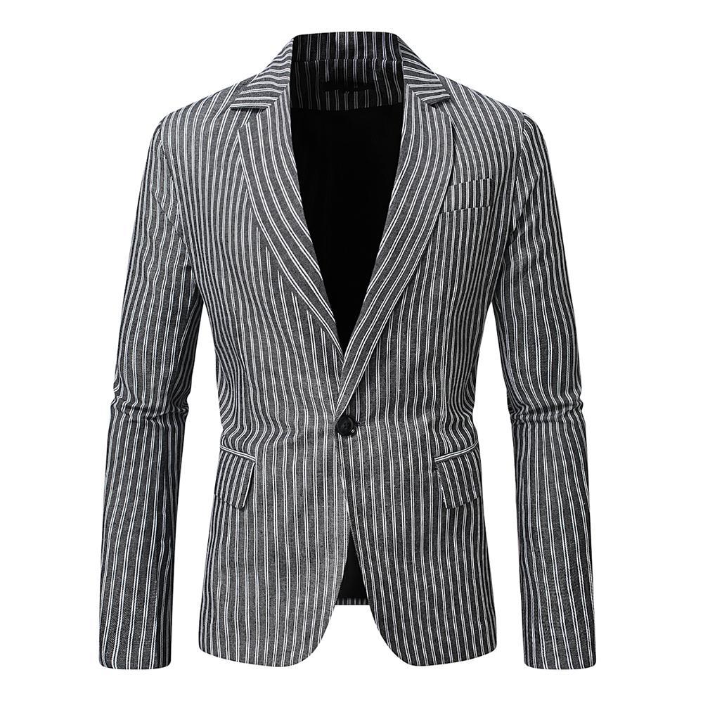 Blazer homme coupe slim design rayé