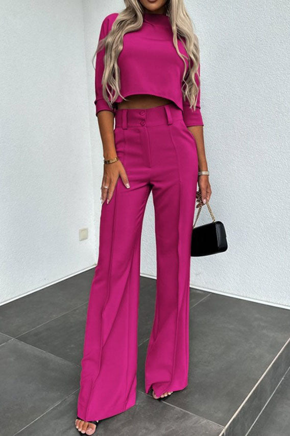 Tenues féminins élégants | Pulls et pantalons amples pour le travail et les loisirs