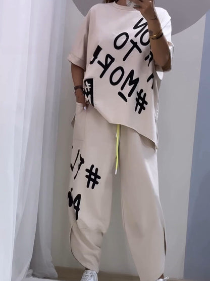 Ensemble de jogging confortable oversize pour femme