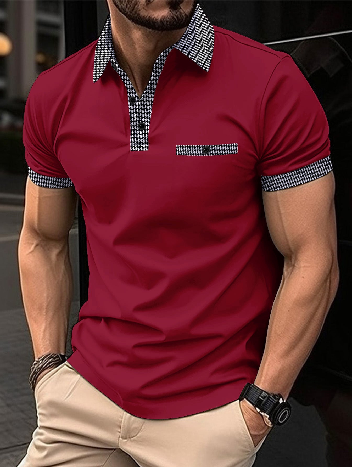 Polo homme classique blanc
