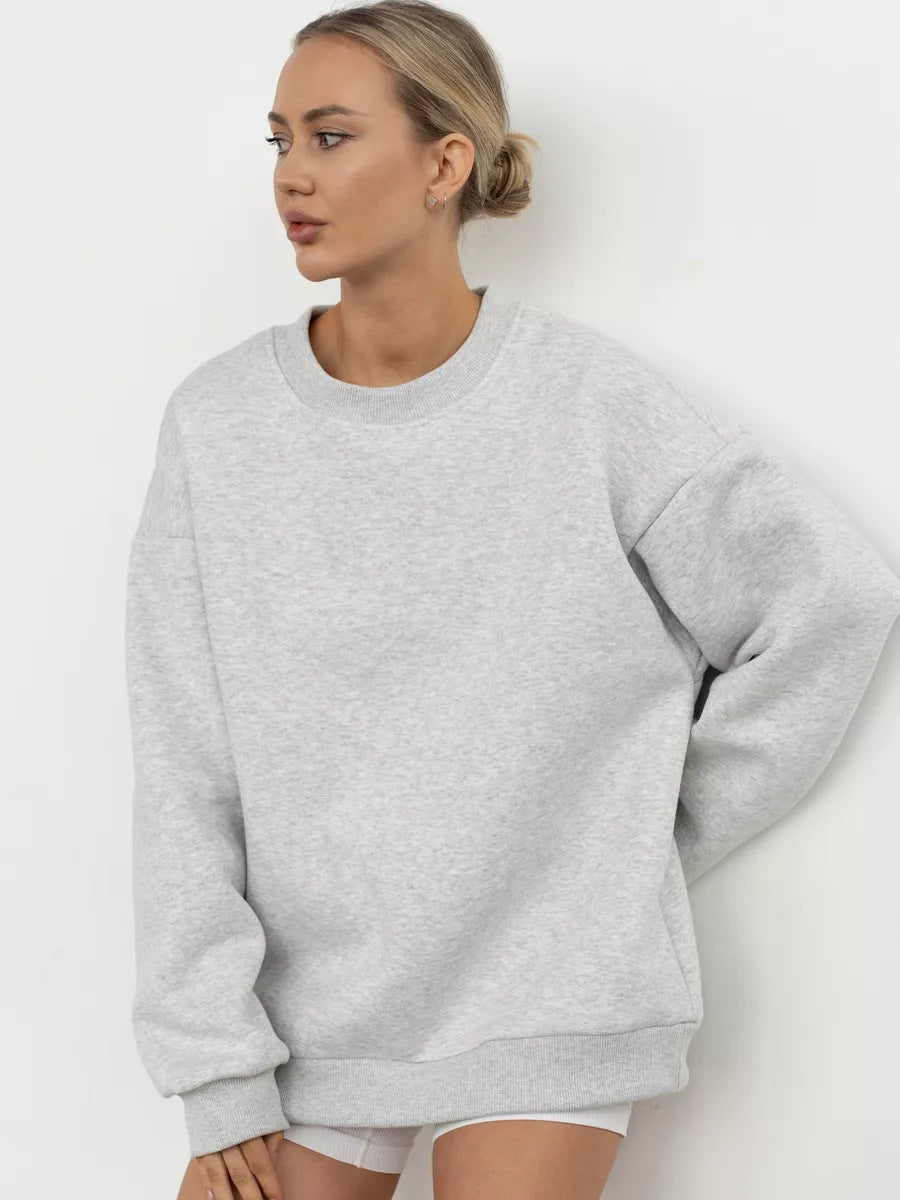 Sweat-shirt oversize femme doux et confortable