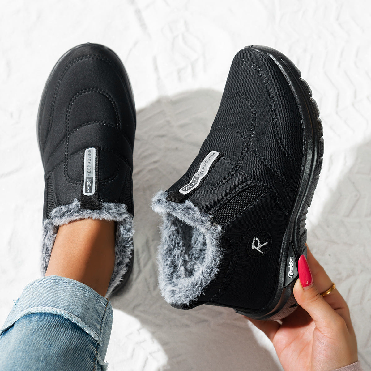 Bottes d'hiver pour femmes Sportives et chaudes