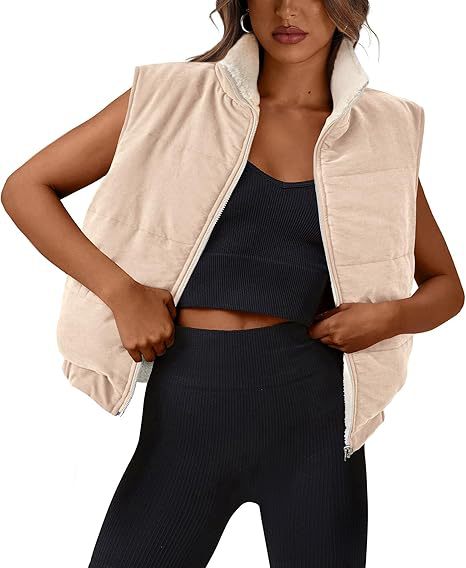 Gilet matelassé femme Doux polaire Élégant