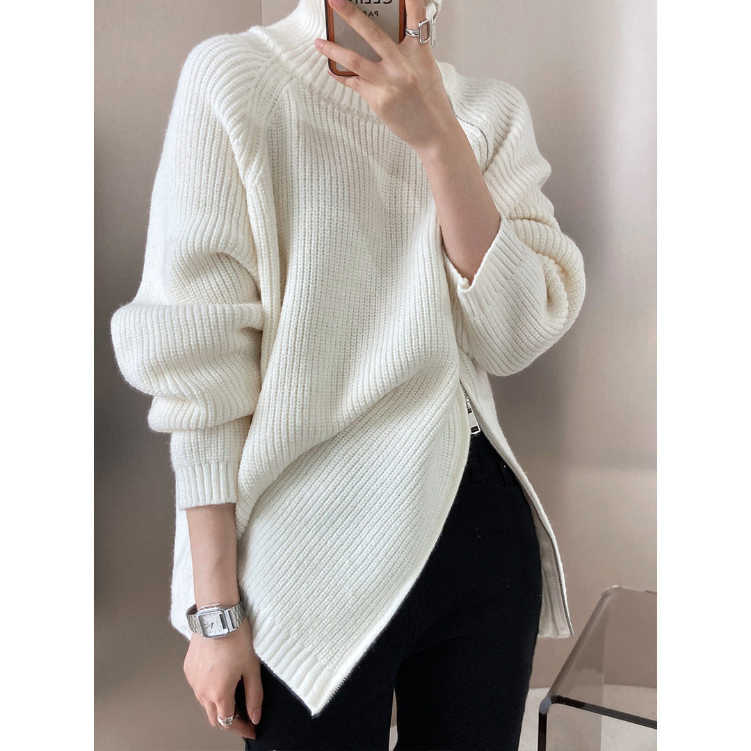 Grands pulls pour femmes avec col grande taille