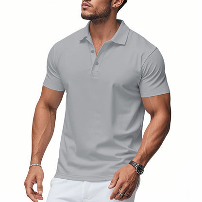 Polo Homme Séchage Rapide Élégant Coupe Slim