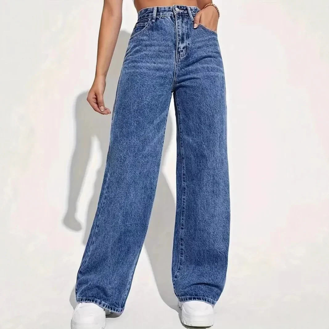 Jean femme Taille haute Confort