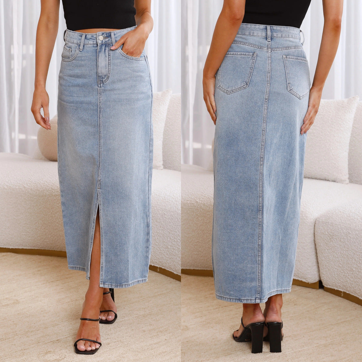 Jupe en jean élégante pour femme