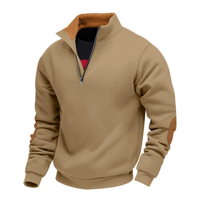Sweat-shirt homme col montant design élégant