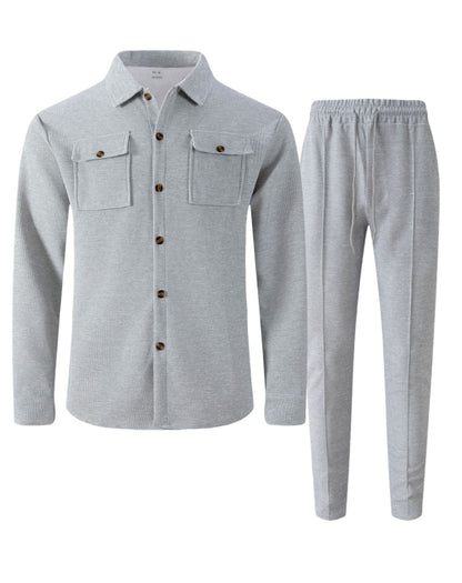 Ensemble de loisirs pour homme à carreaux style moderne