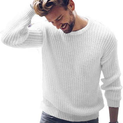 Pull col rond moderne pour homme