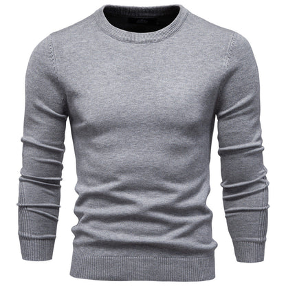 Pull homme col rond coton design élégant