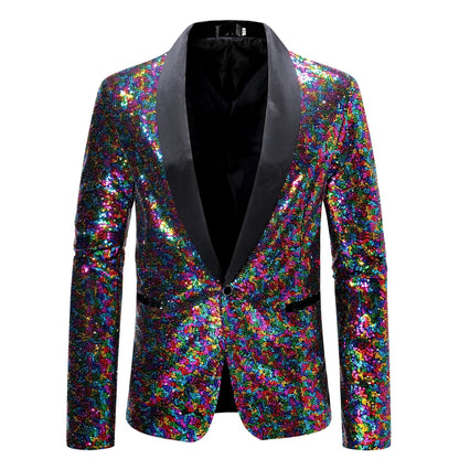 Blazer de soirée à sequins glamour pour femme
