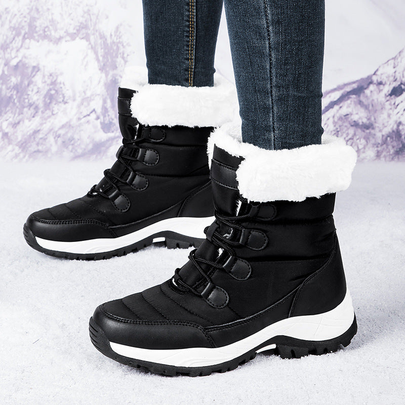 Chaussures Femme Bottes Hauteur Cheville Intérieur Polaire