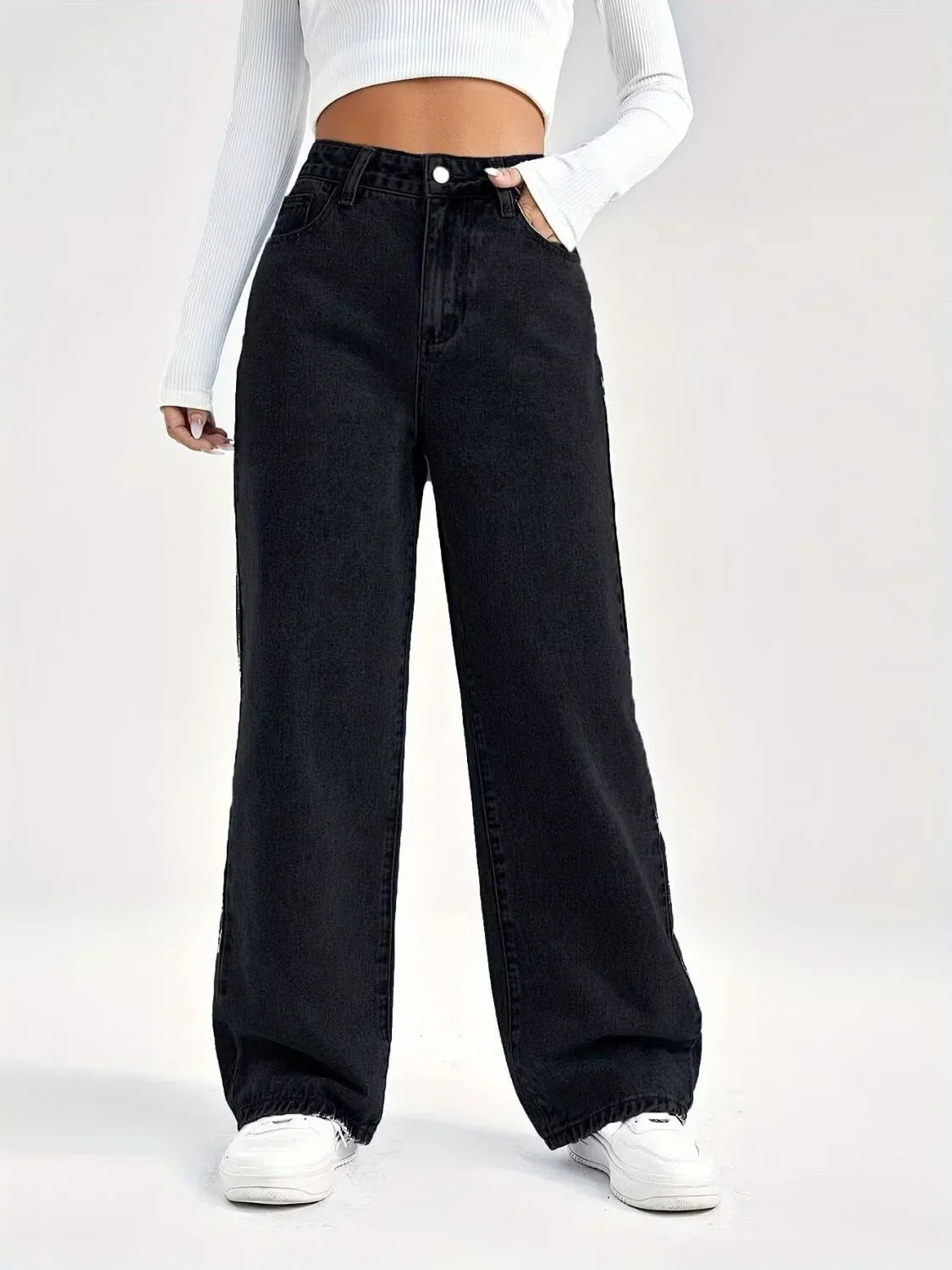 Jean femme Taille haute Confort