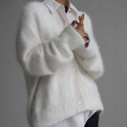 Cardigan femme doux oversized douillet