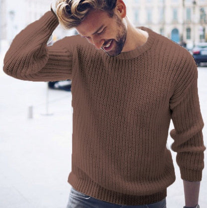 Pull col rond moderne pour homme