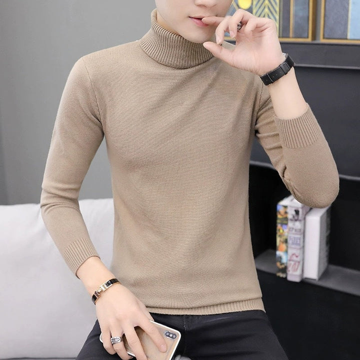 Pull col roulé homme Confortable Moderne