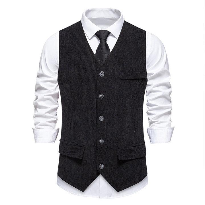 Gilet homme élégant structuré moderne ajusté