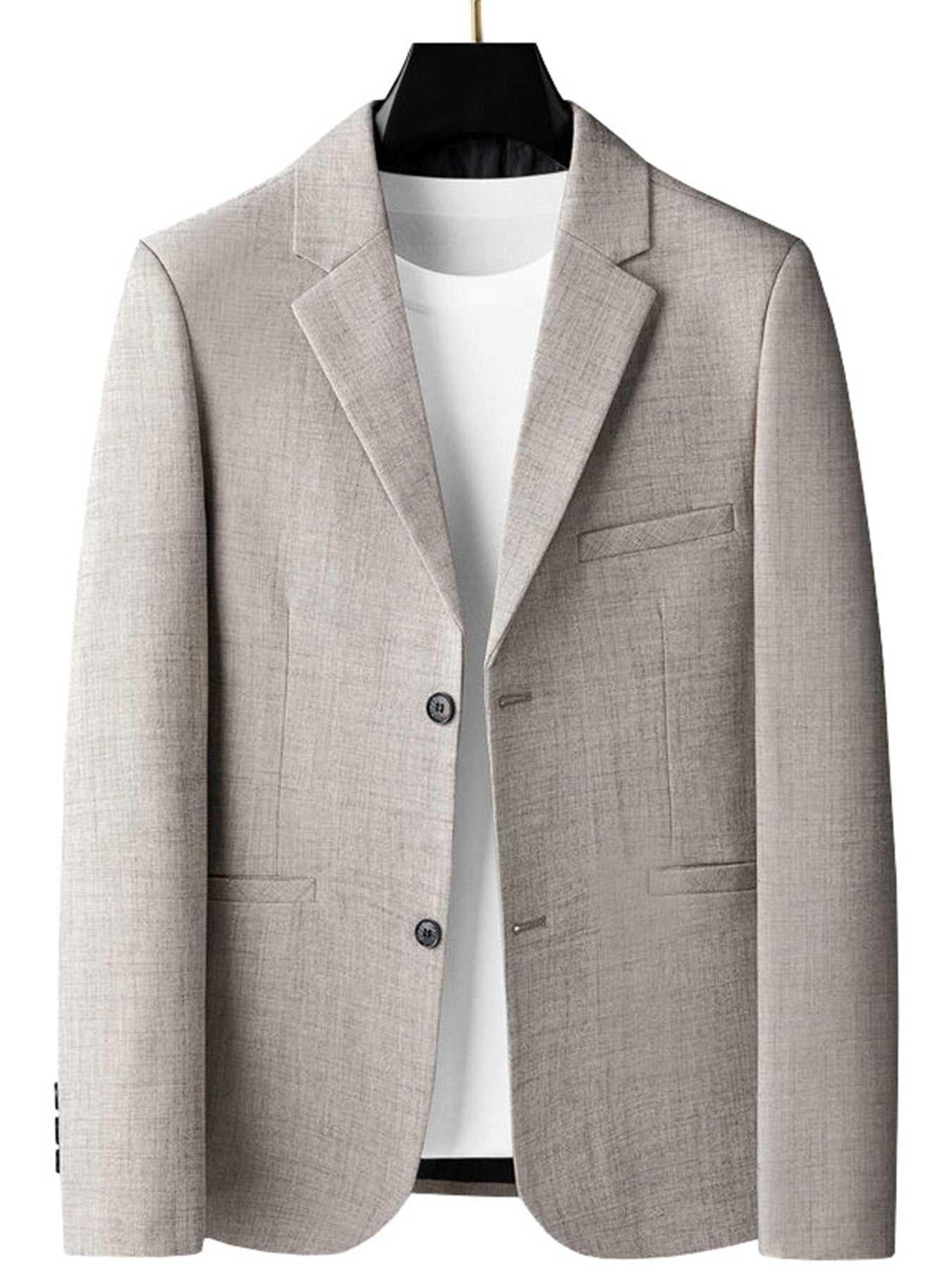 Blazer en lin élégant pour femme, vêtements d'été