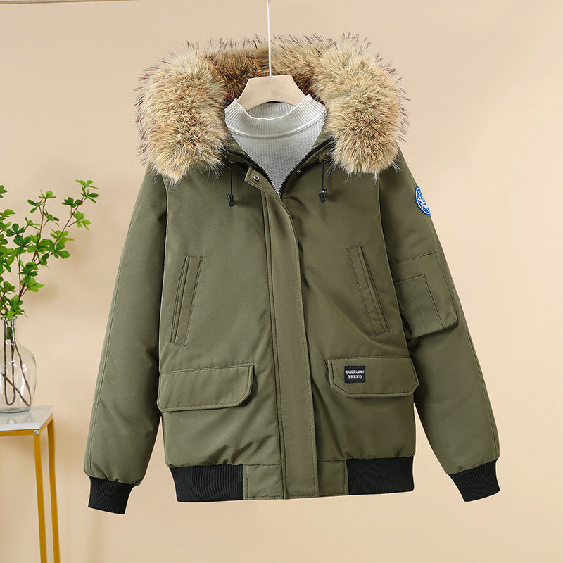 Doudoune femme chaude élégante à capuche