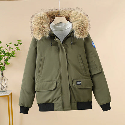 Doudoune femme chaude élégante à capuche