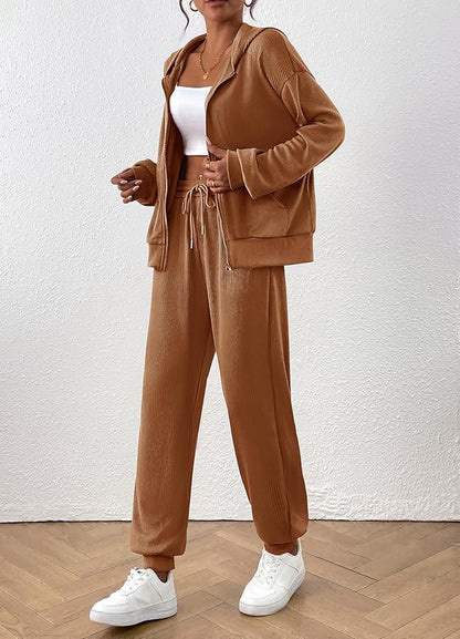 Ensemble sport-détente femme Sweat à capuche et pantalon de jogging