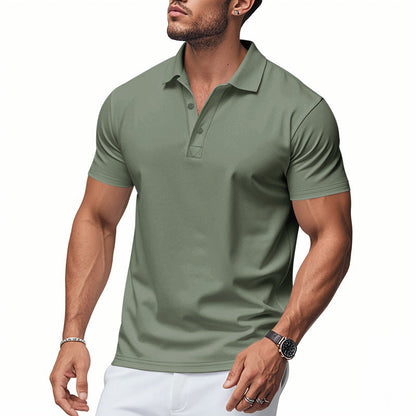 Polo Homme Séchage Rapide Élégant Coupe Slim