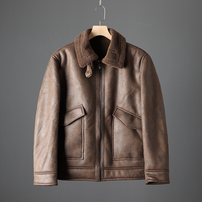 Veste Sherpa chaude pour homme hiver
