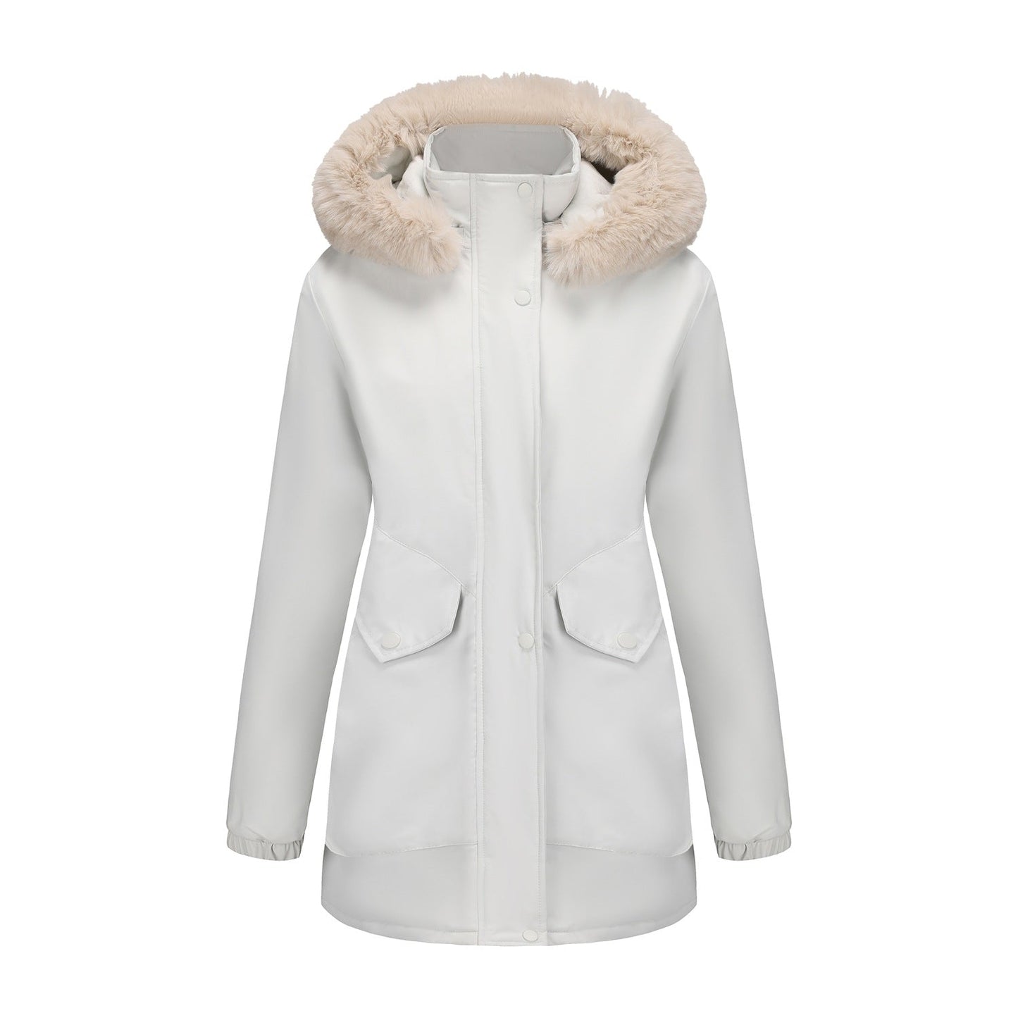 Parka femme imperméable col douillet