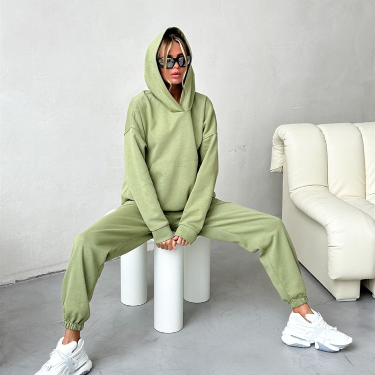 Ensemble de survêtement femme confortable élastique