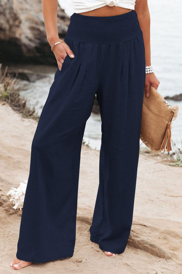 Pantalon en lin femme confortable et élégant