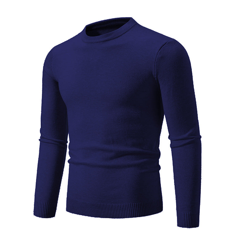 Pull fin pour homme col rond design élégant