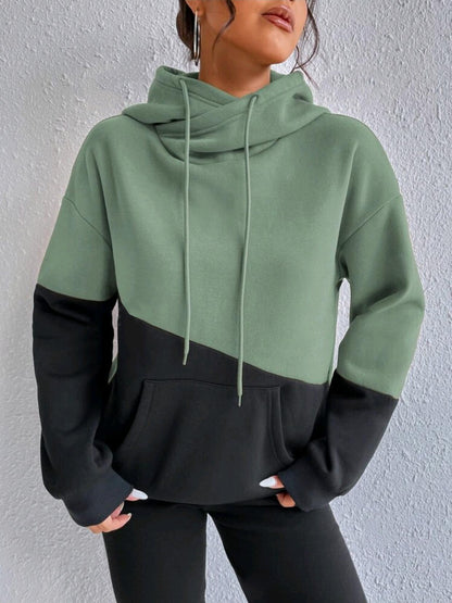 Sweat à capuche Femme Fermeture haute Confortable