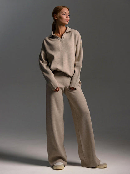 Ensemble de sport pour femme : pull et pantalon de survêtement